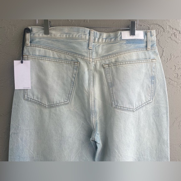 RE/DONE | NWT 90s High Rise Loose Jeans Ranch Water Light Wash $315 SZ 31 Cotton - Picture 12 of 16